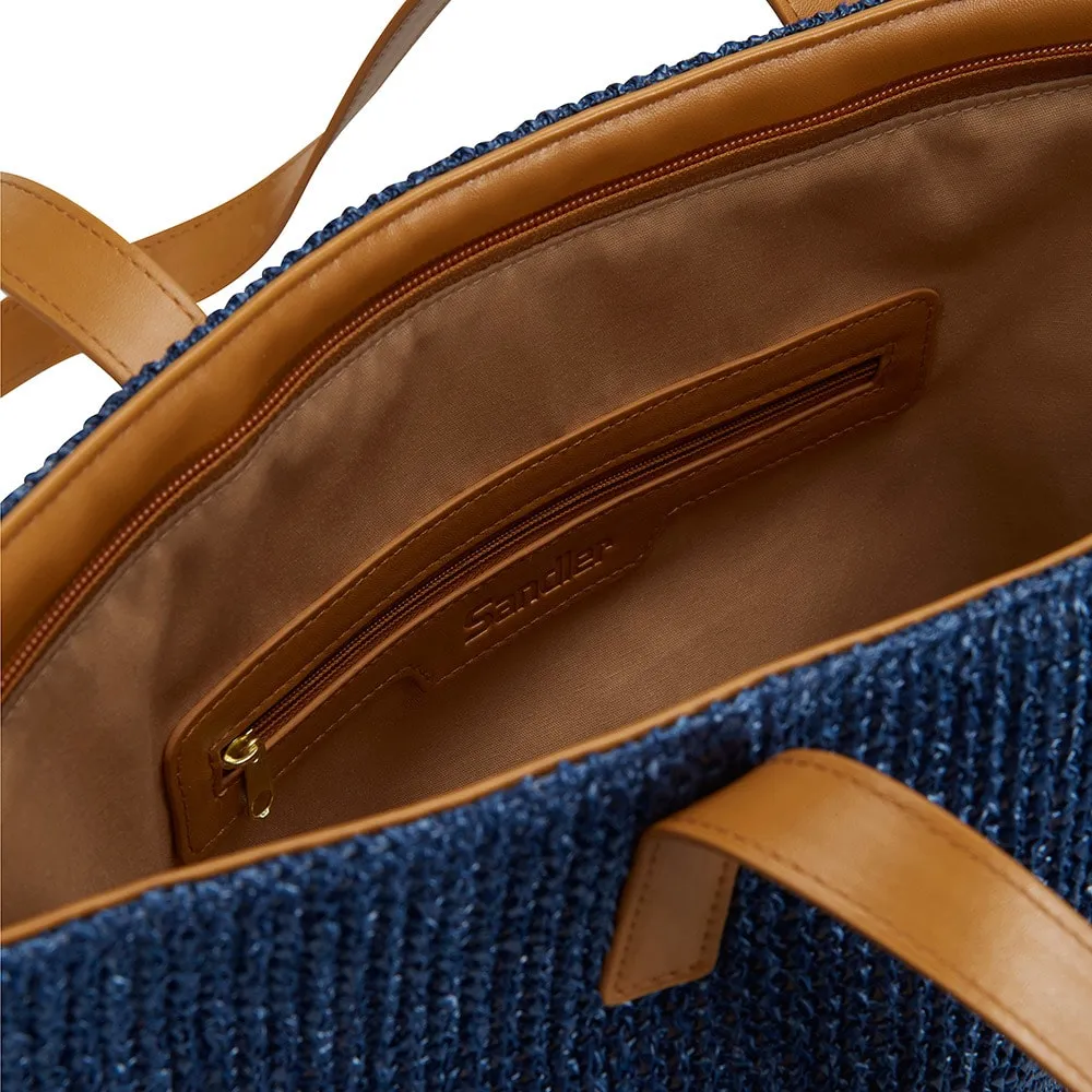 Bale Handbag in Blue Fabric