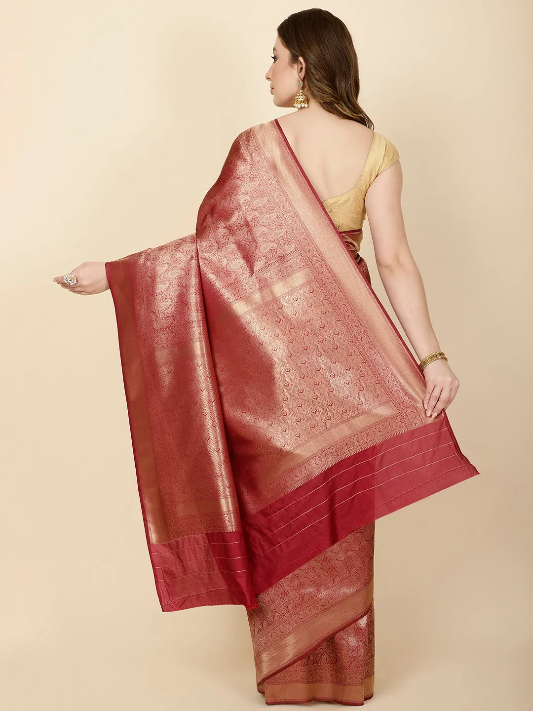 Bandhez Woven Handloom Saree