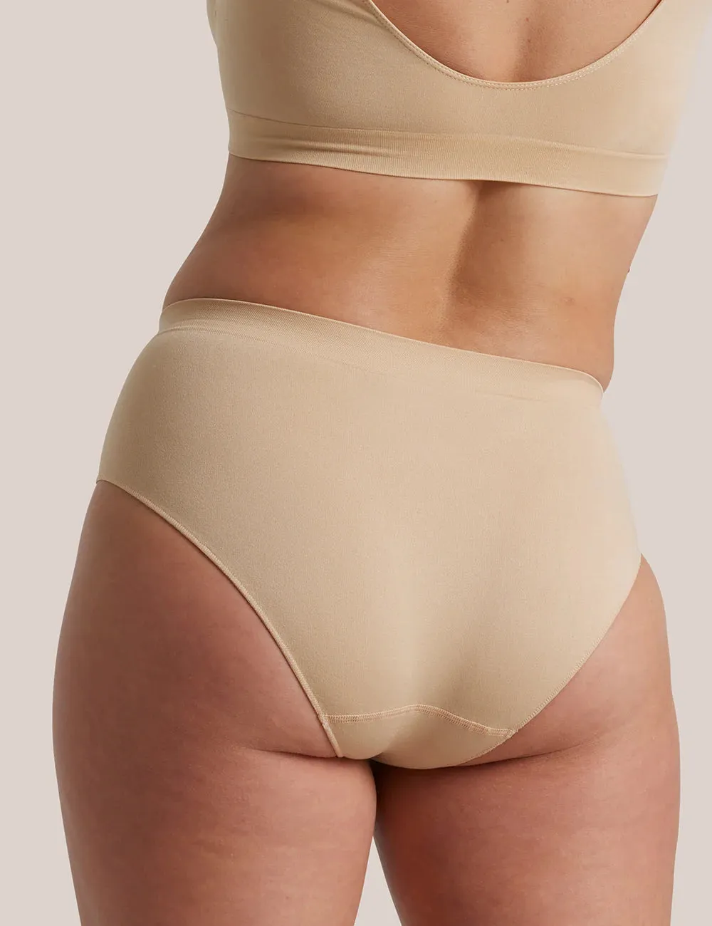 Bare Essentials Midi Brief (Rose Beige)