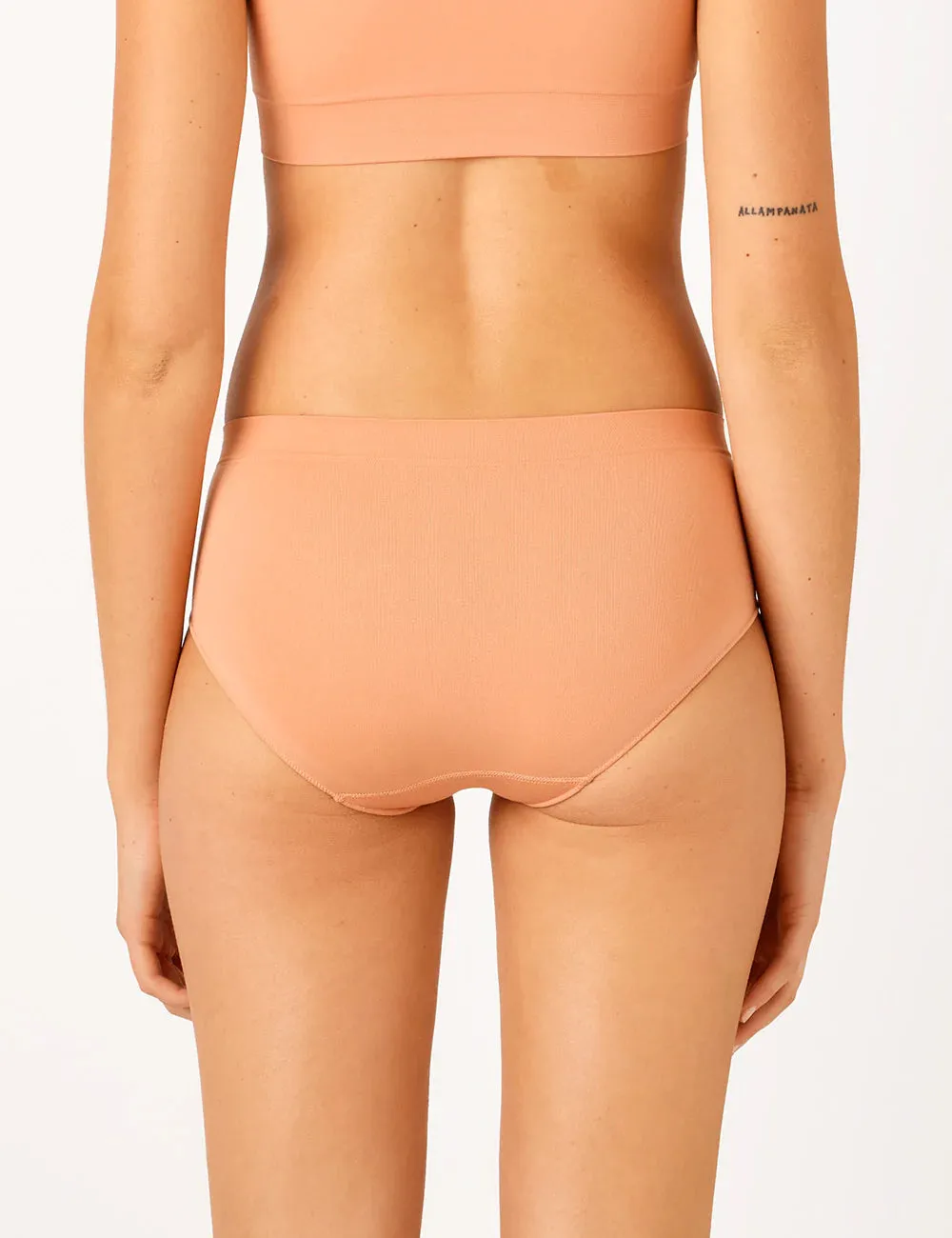 Bare Essentials Midi Brief (Spiced Peach)