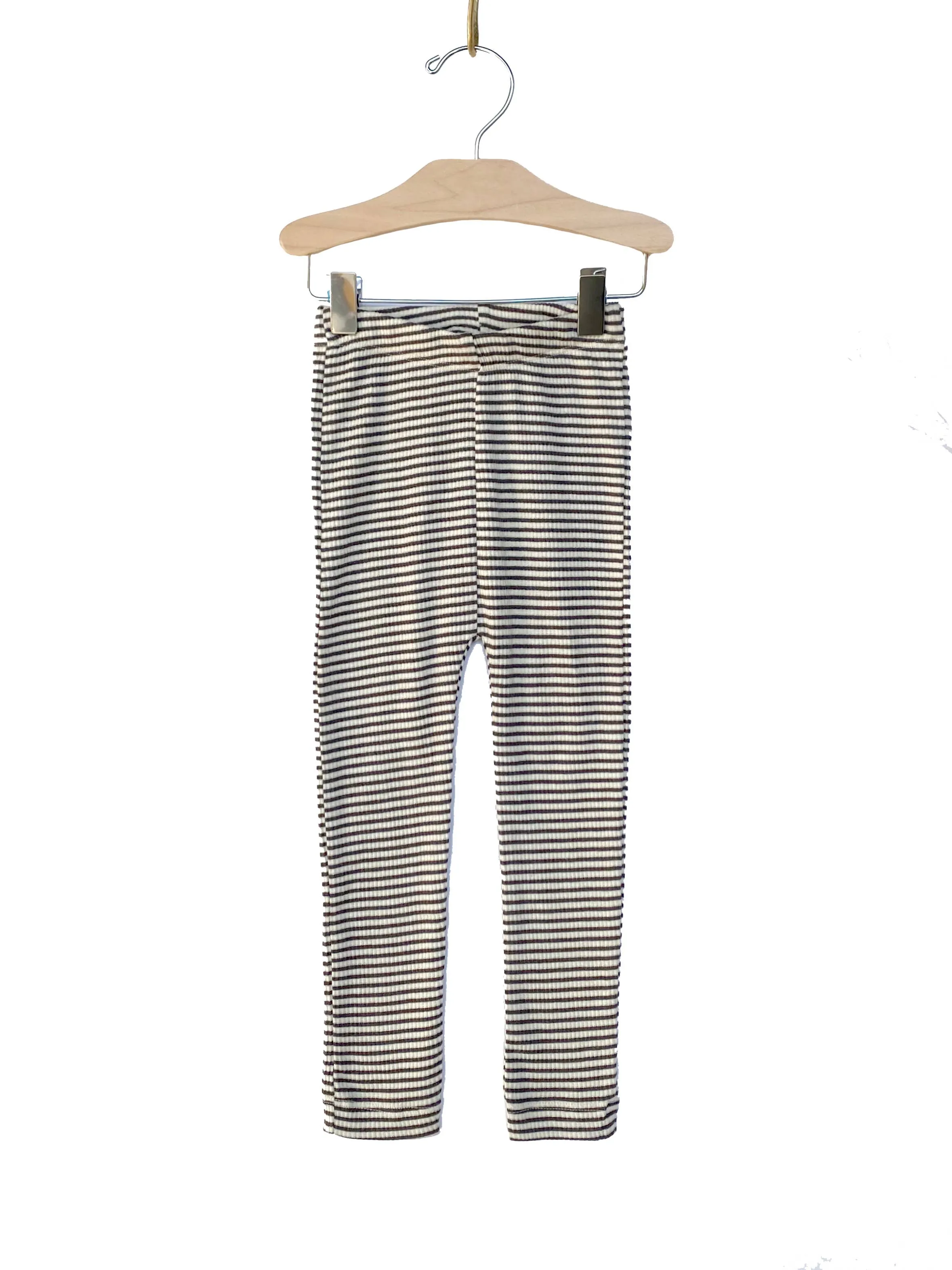 Basic Legging- Natural Stripe