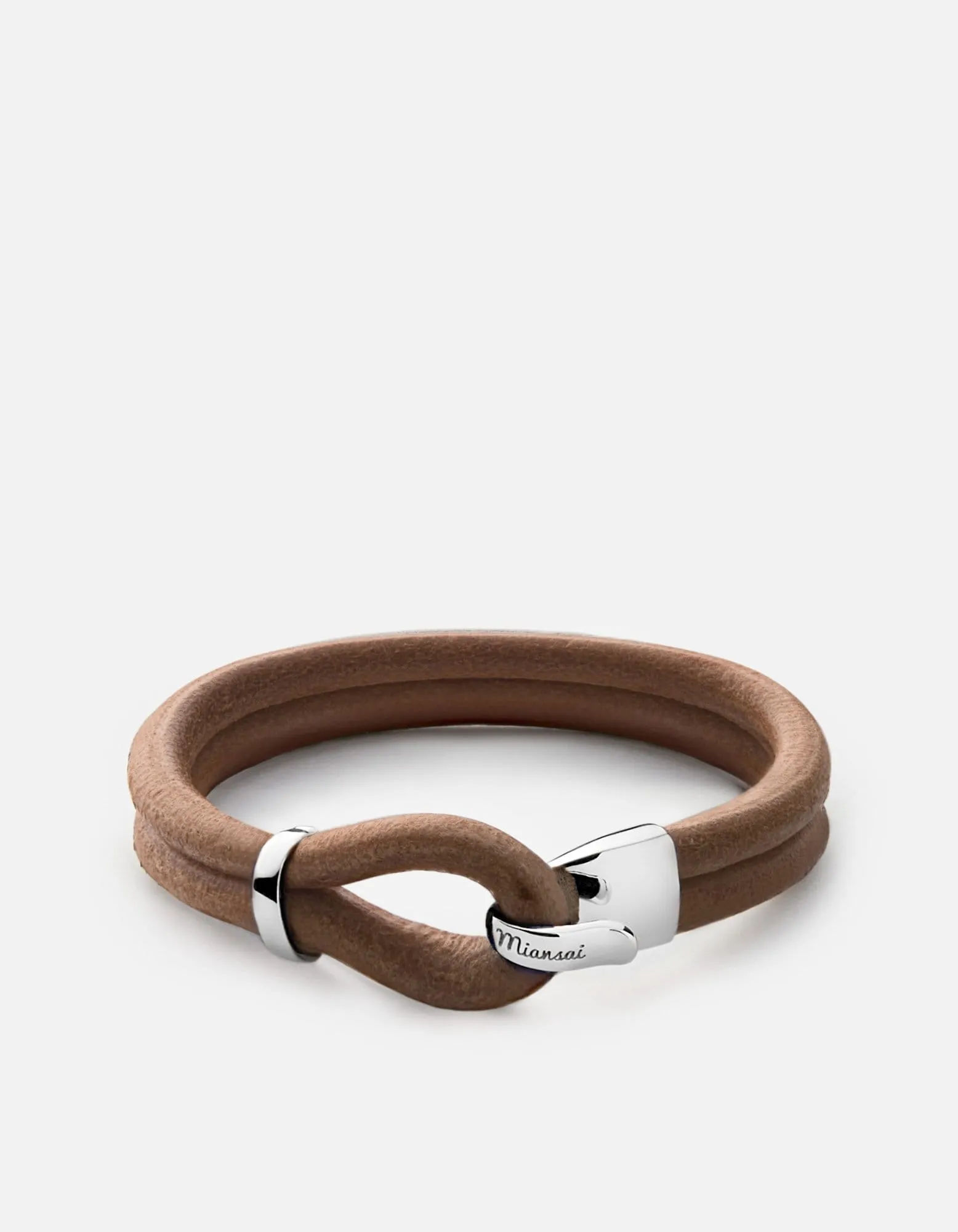 Beacon Leather Cord, Sterling Silver