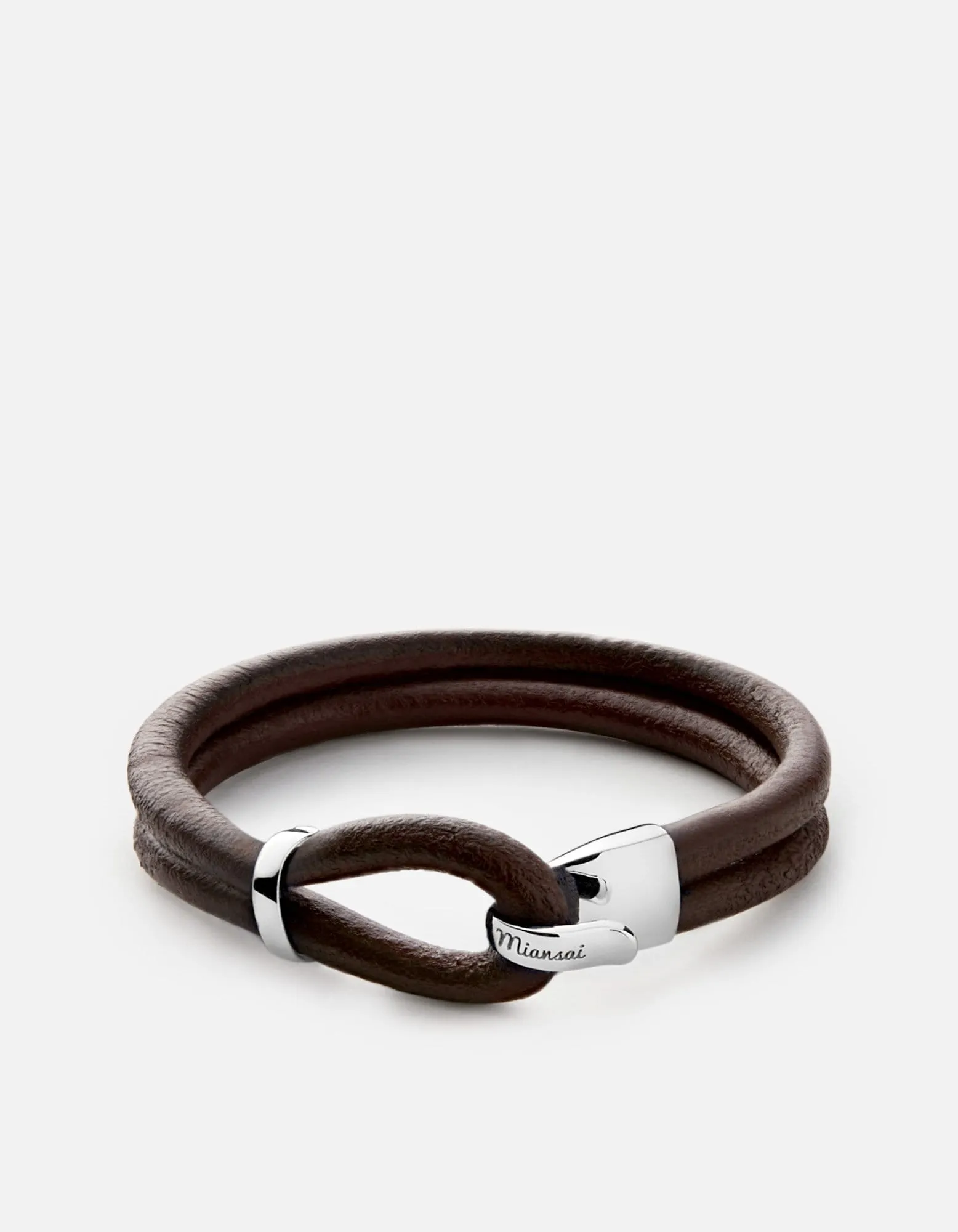 Beacon Leather Cord, Sterling Silver