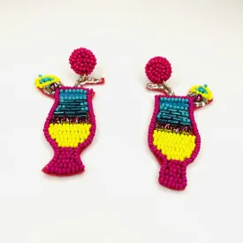 Beaded Earring, Daiquiri