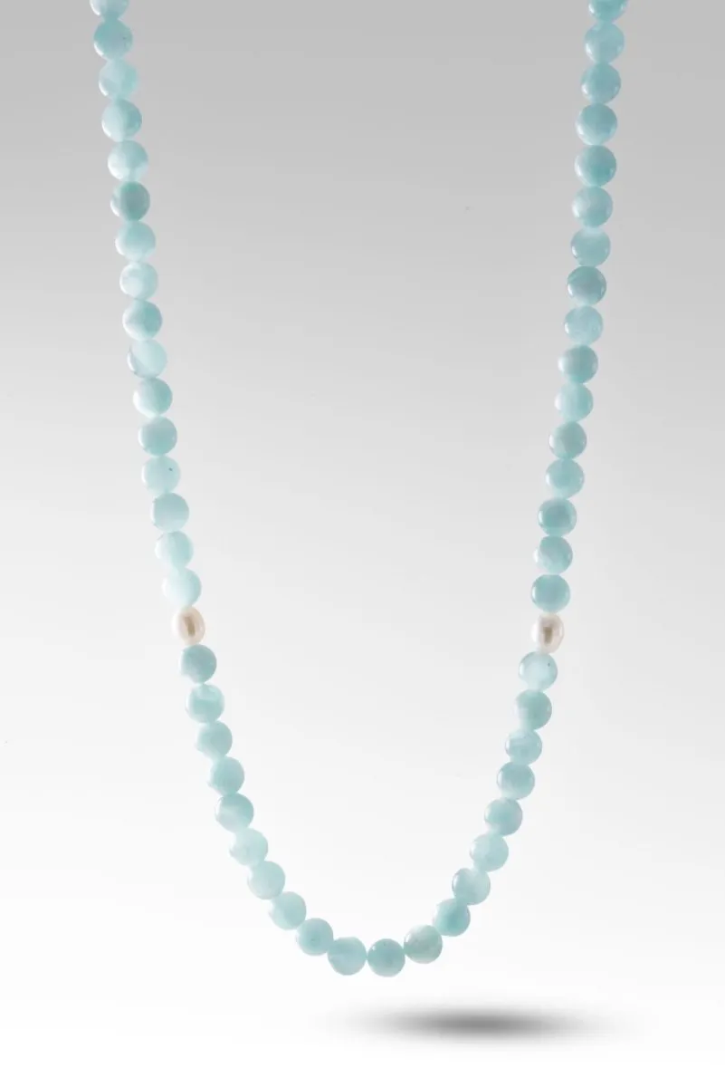 Beaded Green Iridescent Necklace™ in Watermark