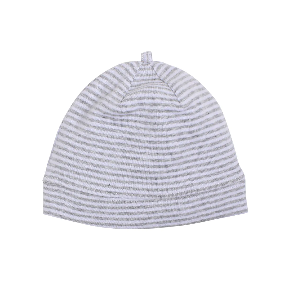 Bebe Australiana Stripe Beanie in Grey Stripe