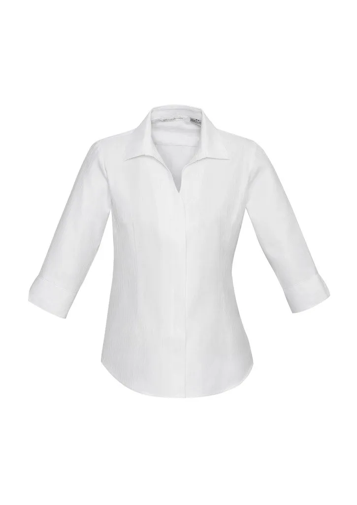 BizCollection S312LT Ladies Preston 3/4 Sleeve Shirt