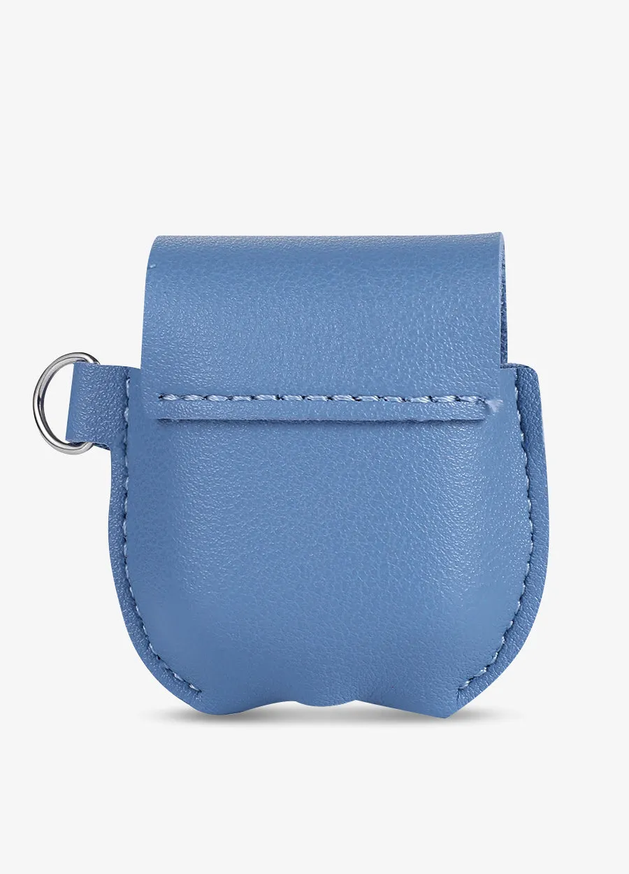 Blue Leather AirPod Case