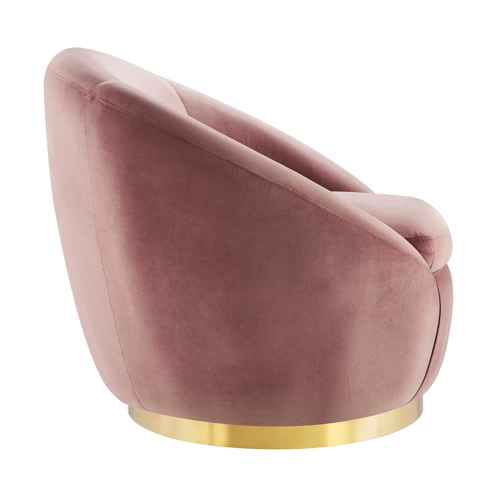 Buttercup Performance Velvet Performance Velvet Swivel Chair by Modway