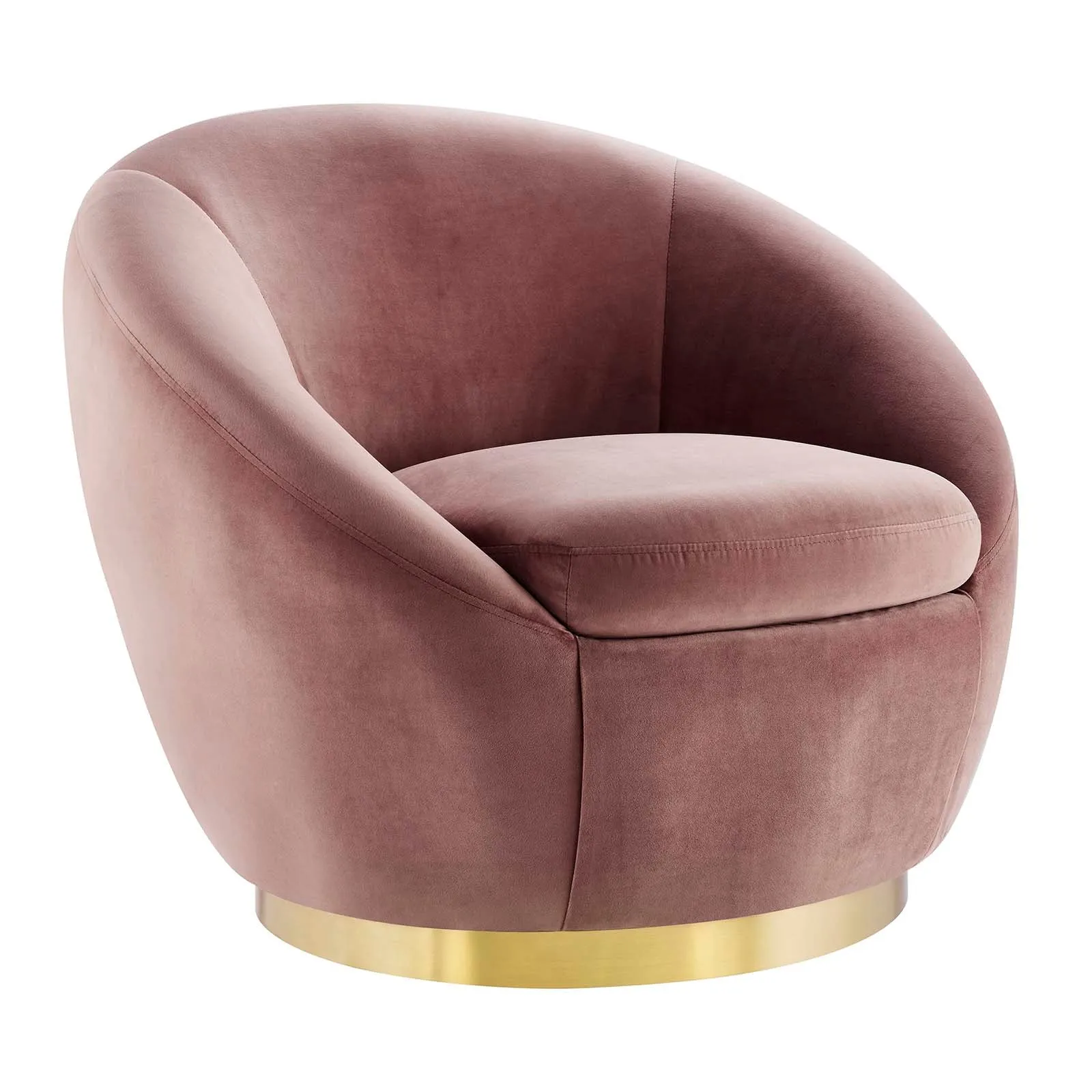 Buttercup Performance Velvet Performance Velvet Swivel Chair by Modway