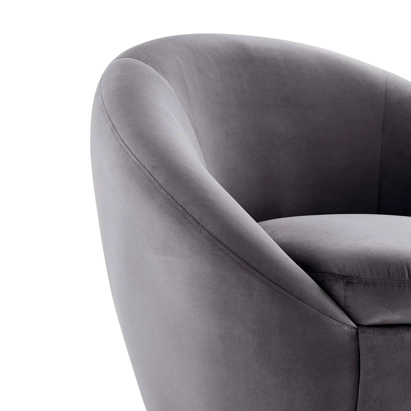 Buttercup Performance Velvet Performance Velvet Swivel Chair by Modway