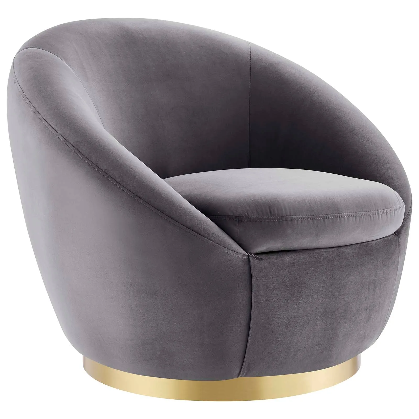 Buttercup Performance Velvet Performance Velvet Swivel Chair by Modway