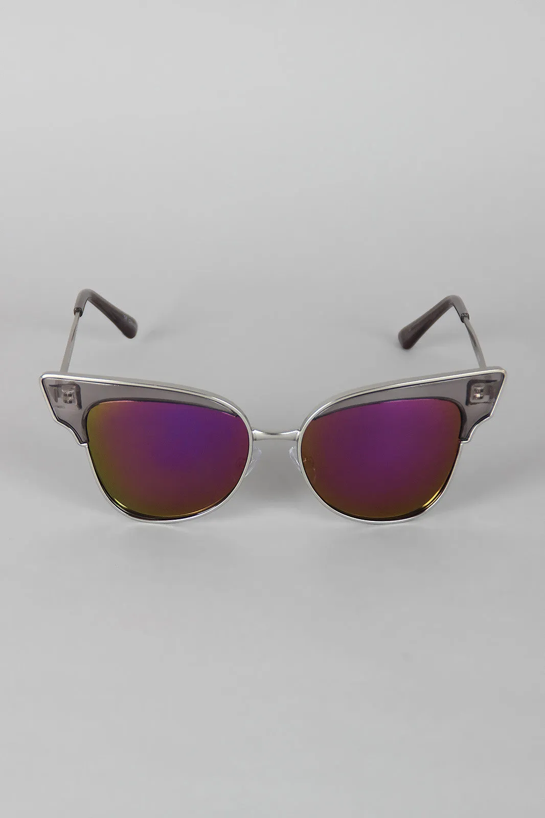 Butterfly Wing Wire Rimmed Sunglasses