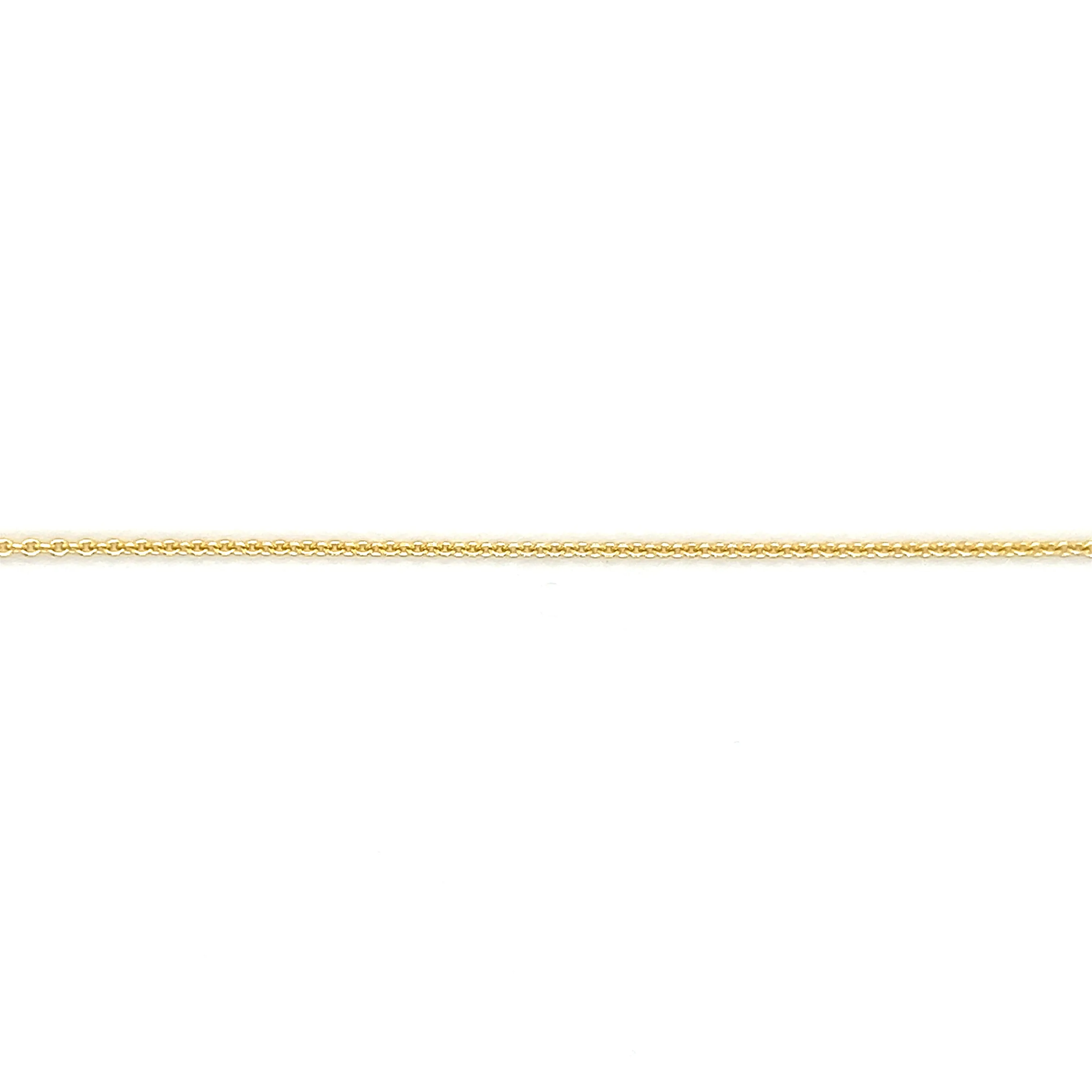 Cable Chain 1.05mm in 10K Yellow Gold