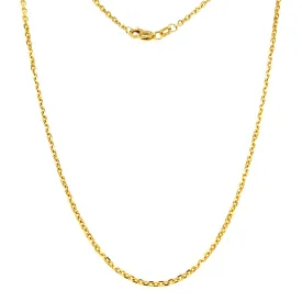 Cable Chain 1.8mm in 14K Yellow Gold