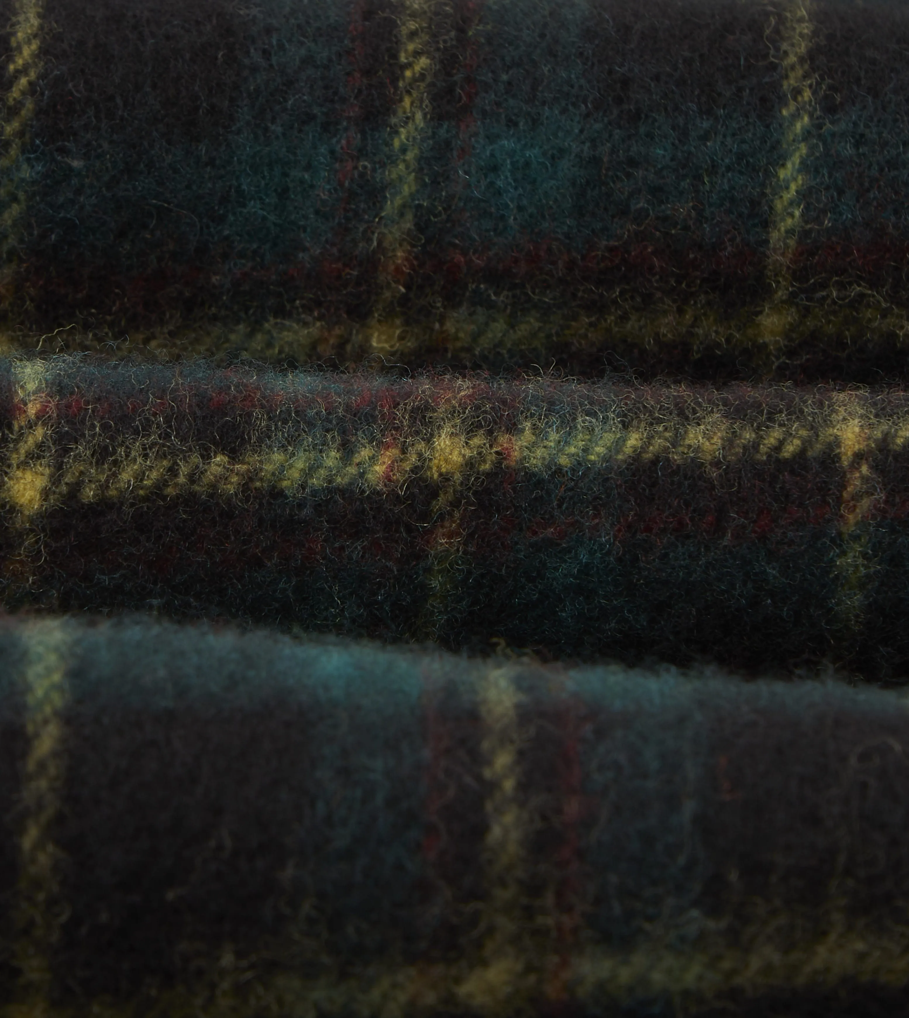 Campbell Tartan Lambswool Washed Check Scarf