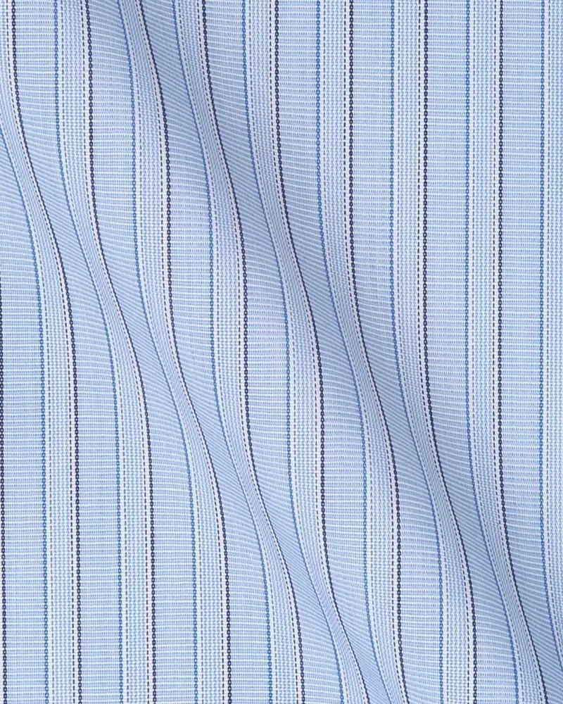 Canclini Milano Stripe Blue Shirt 6409.w290.0001.fan