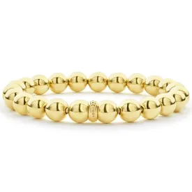 Caviar Gold 18K Gold Bead Bracelet | 8mm