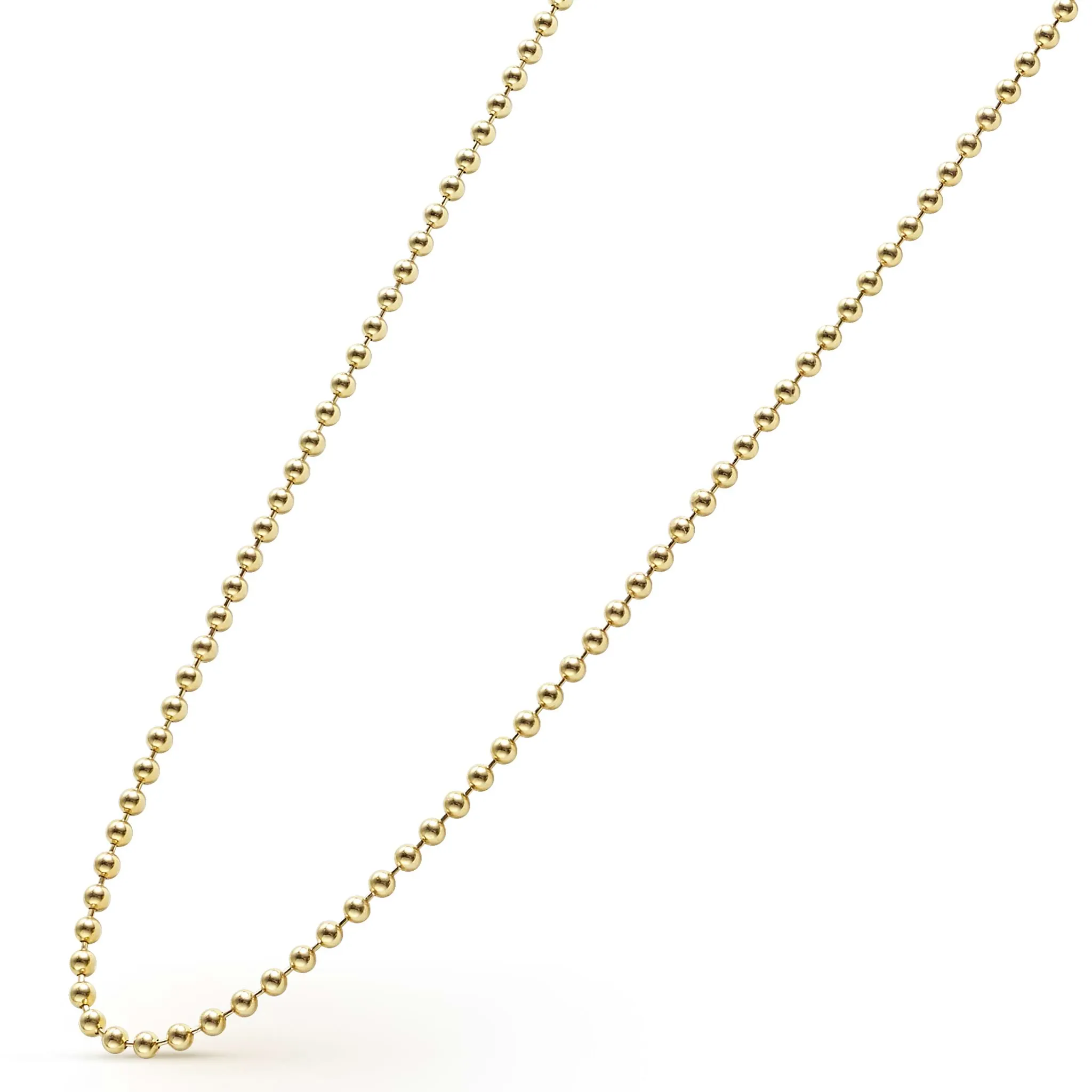 Caviar Gold 18K Gold Beaded Necklace