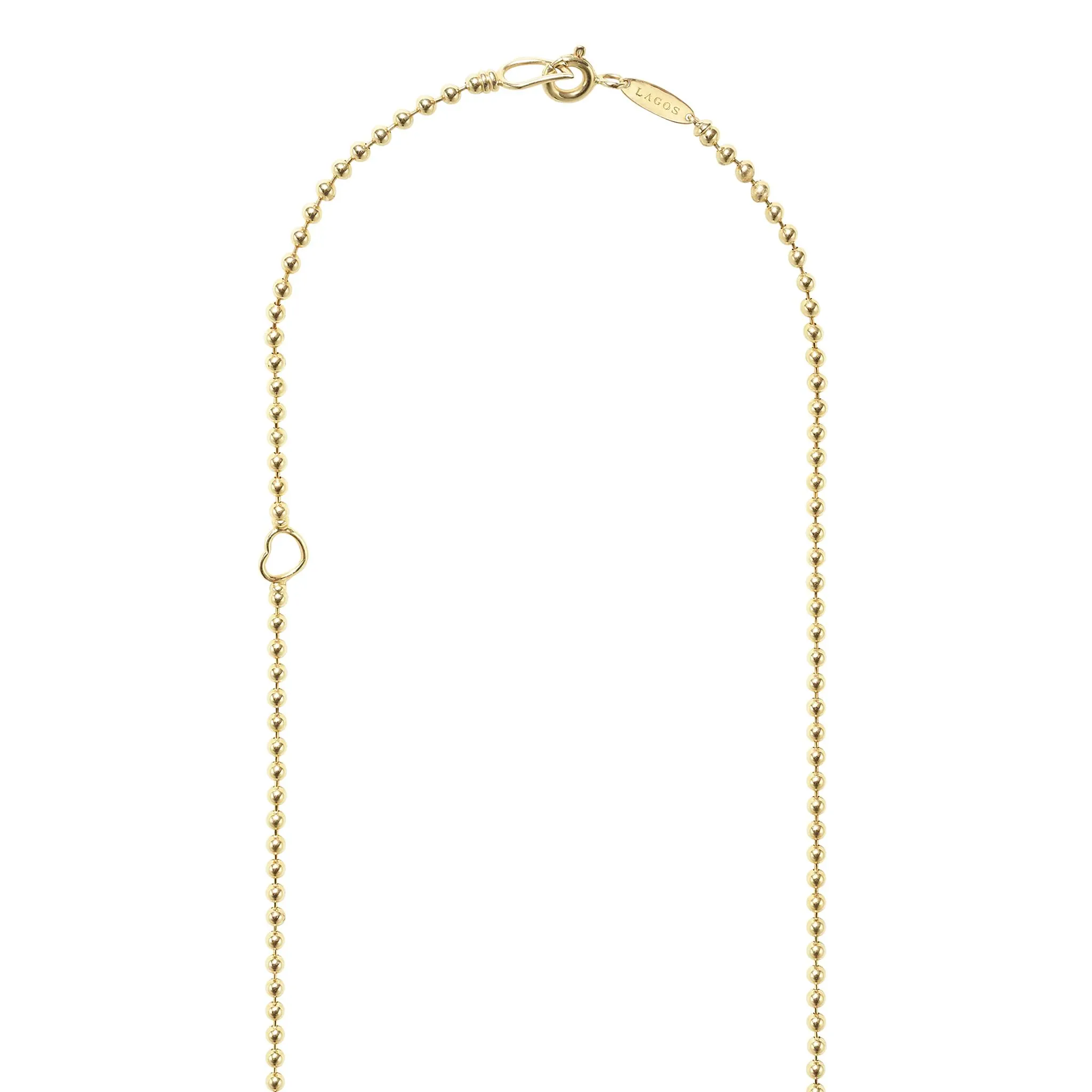 Caviar Gold 18K Gold Beaded Necklace