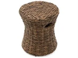 CAYMAN WOVEN DRUM STOOL