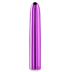 Chroma 7" Rechargeable Metallic Multispeed Straight Vibrator