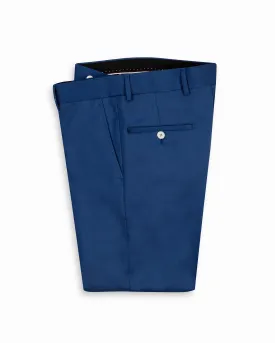 Cobalt Blue Flat Front Pant