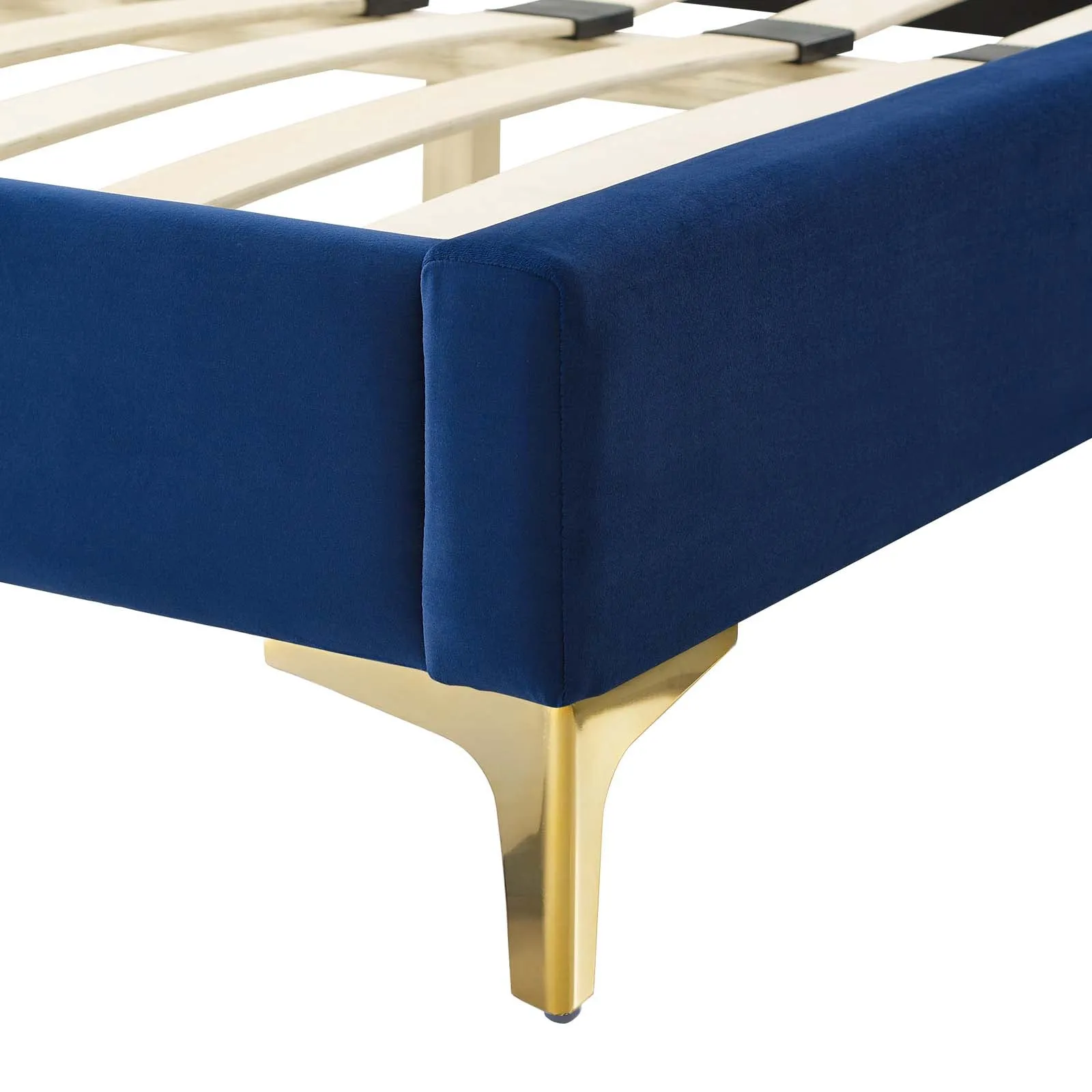 Colette Performance Velvet Platform Bed by Modway