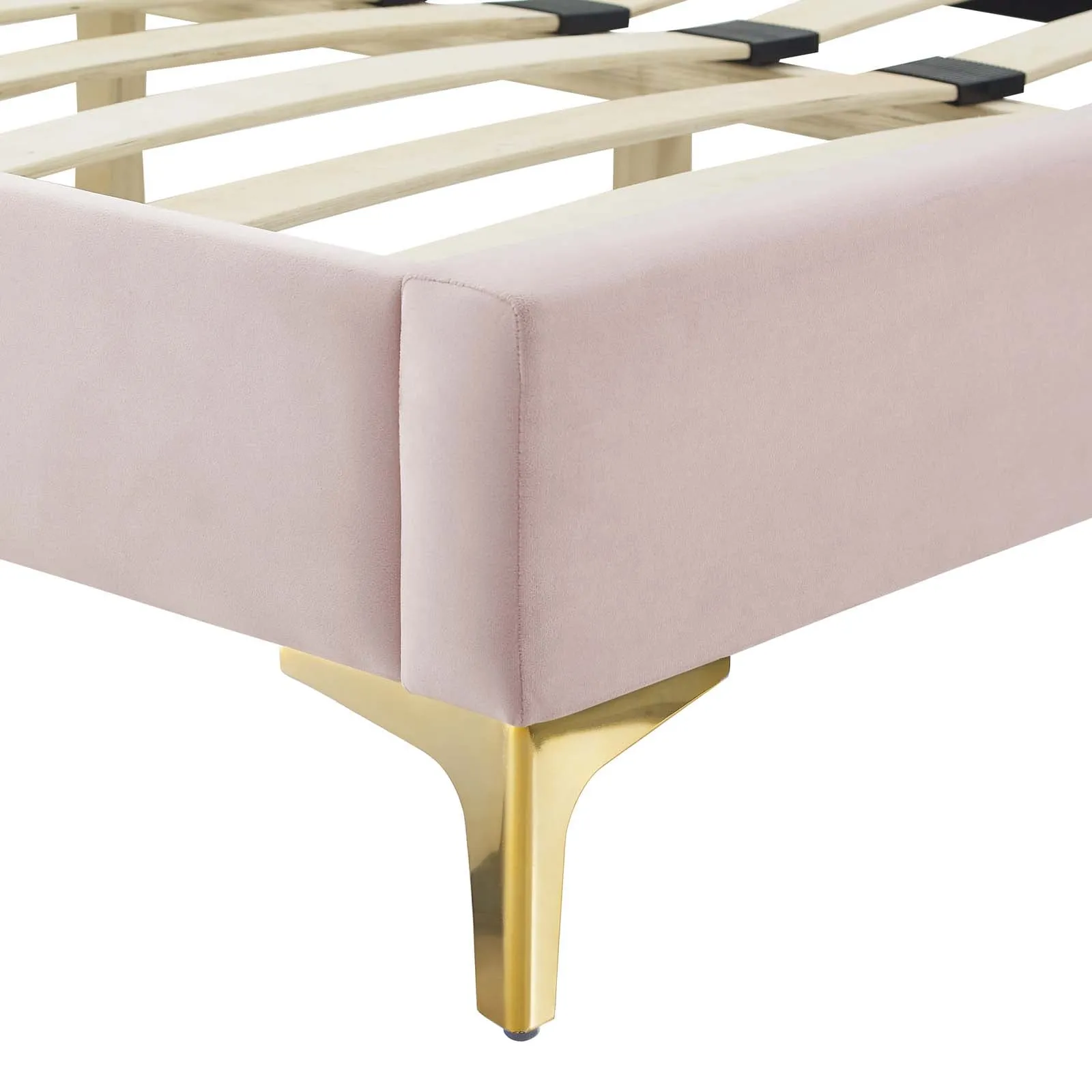 Colette Performance Velvet Platform Bed by Modway