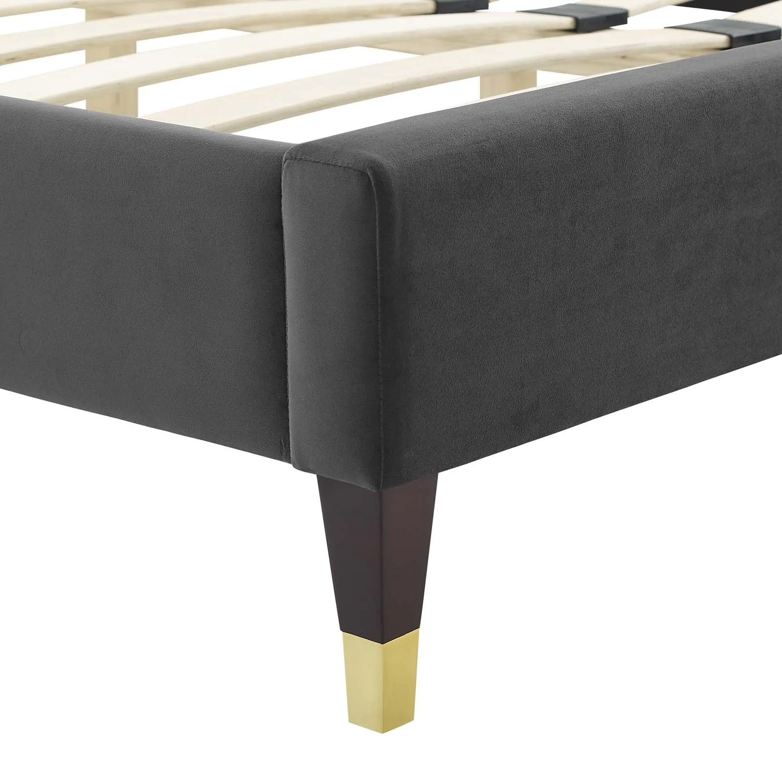 Colette Performance Velvet Platform Bed by Modway