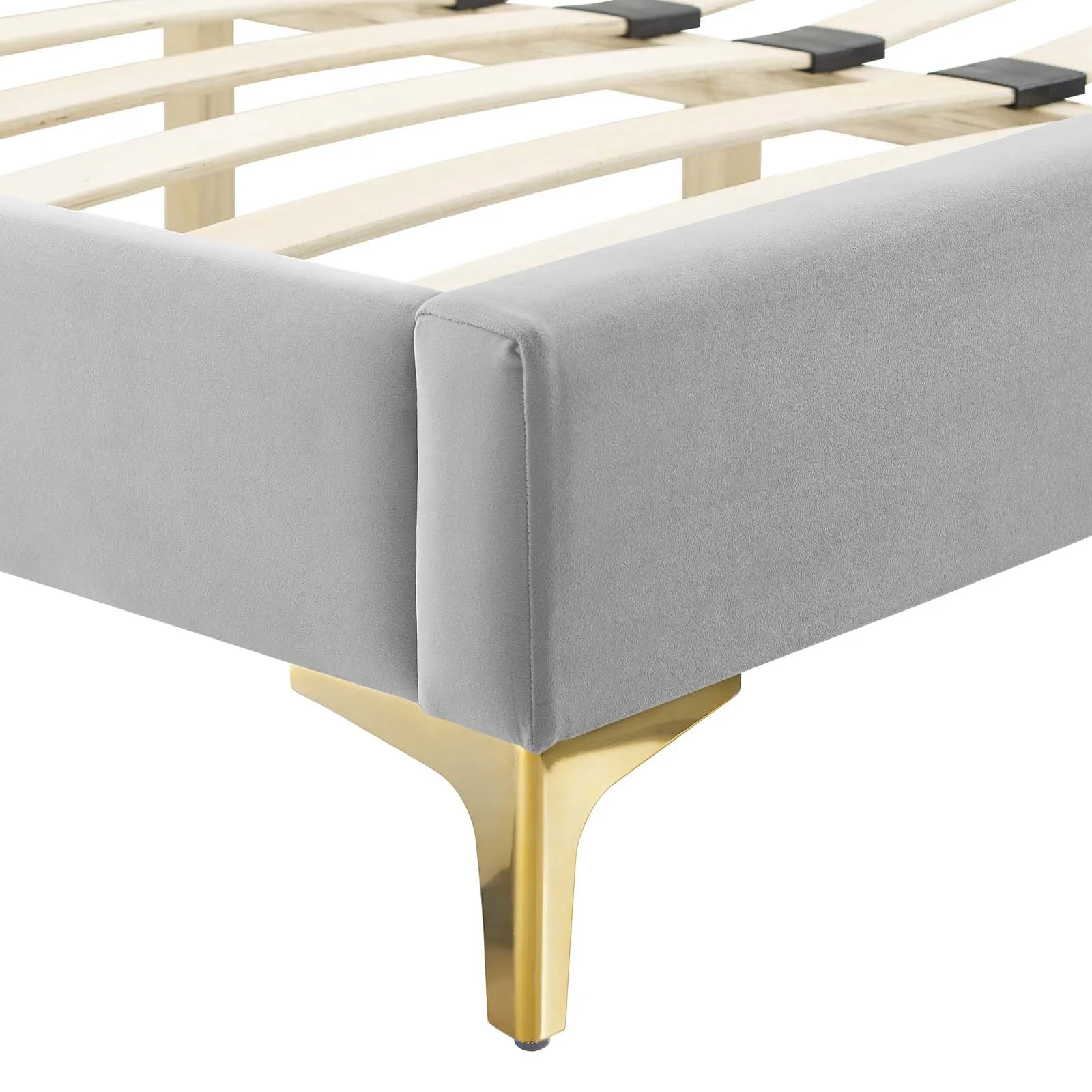 Colette Performance Velvet Platform Bed by Modway