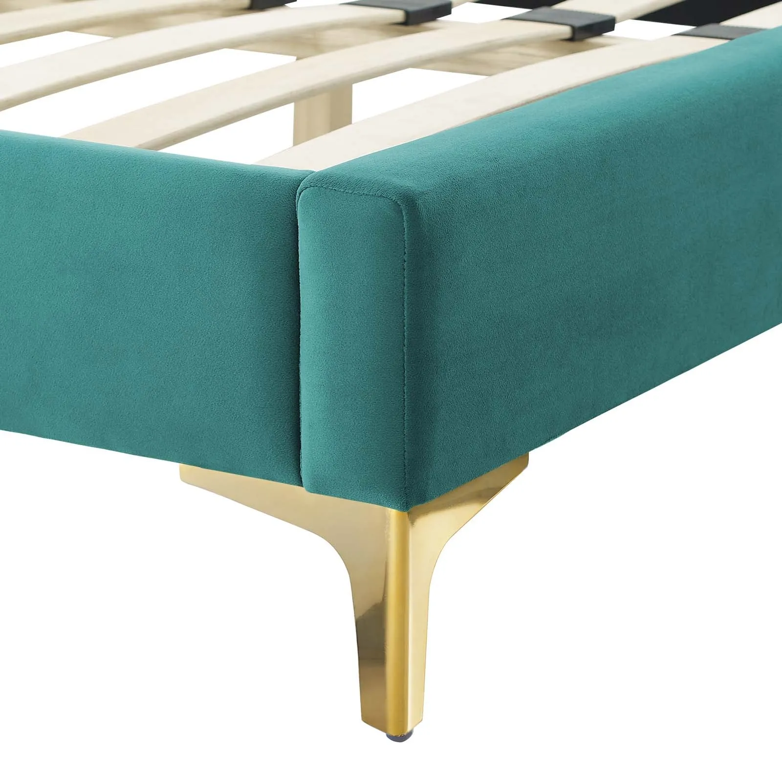 Colette Performance Velvet Platform Bed by Modway