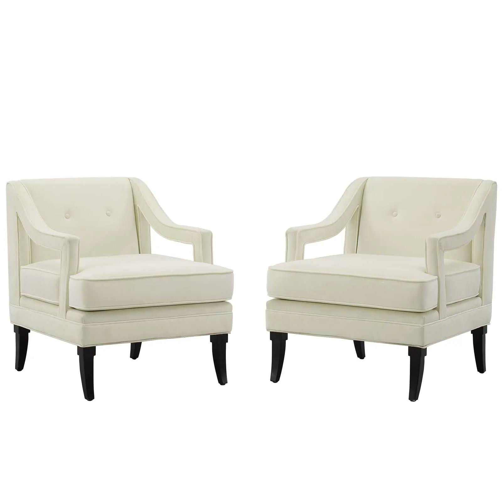 Concur Living Room Set Performance Velvet Set of 2 by Modway