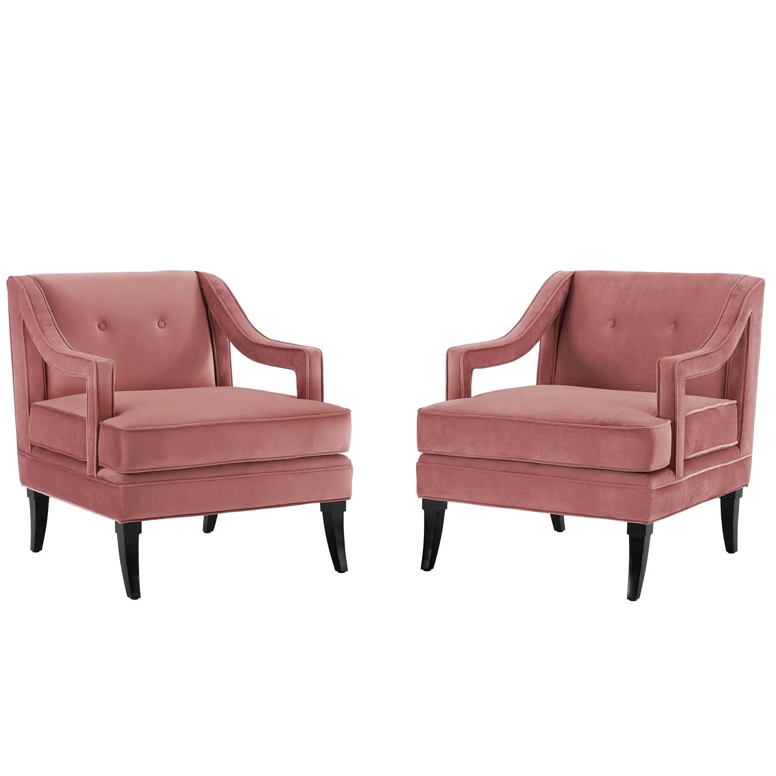 Concur Living Room Set Performance Velvet Set of 2 by Modway