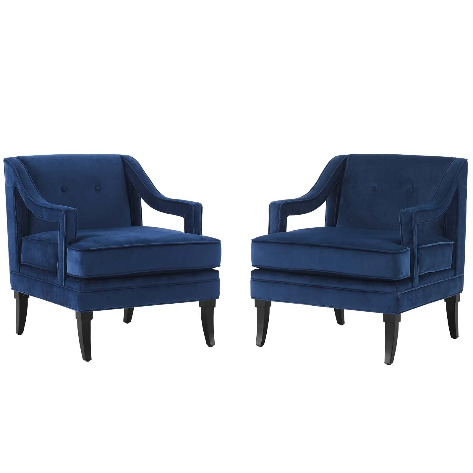 Concur Living Room Set Performance Velvet Set of 2 by Modway