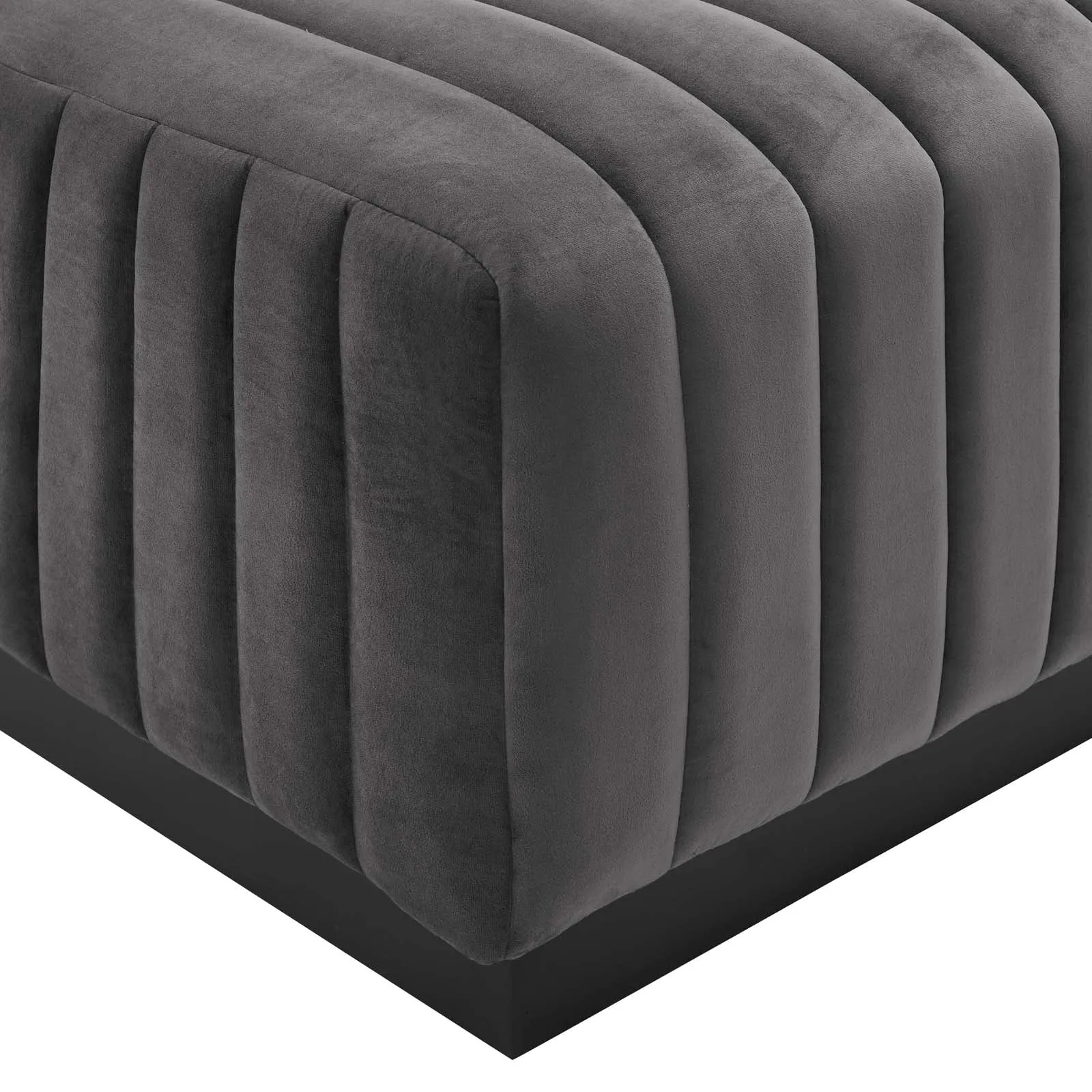 Conjure Channel Tufted Performance Velvet 4-Piece Sectional by Modway