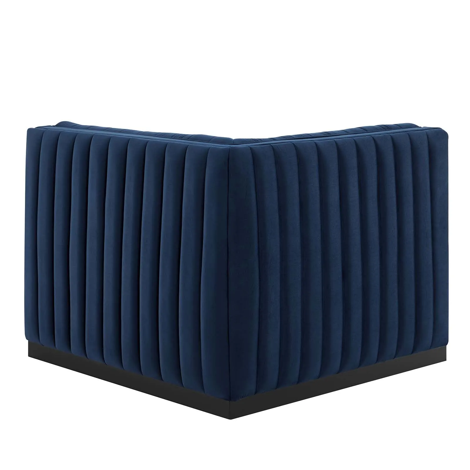 Conjure Channel Tufted Performance Velvet Right Corner Chair by Modway