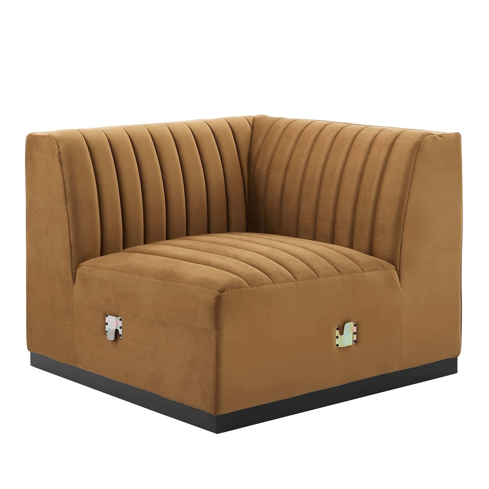 Conjure Channel Tufted Performance Velvet Right Corner Chair by Modway