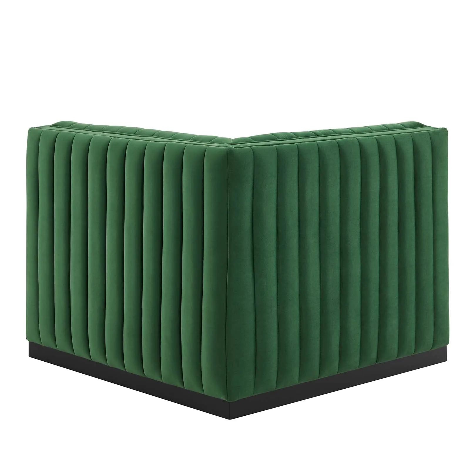 Conjure Channel Tufted Performance Velvet Right Corner Chair by Modway