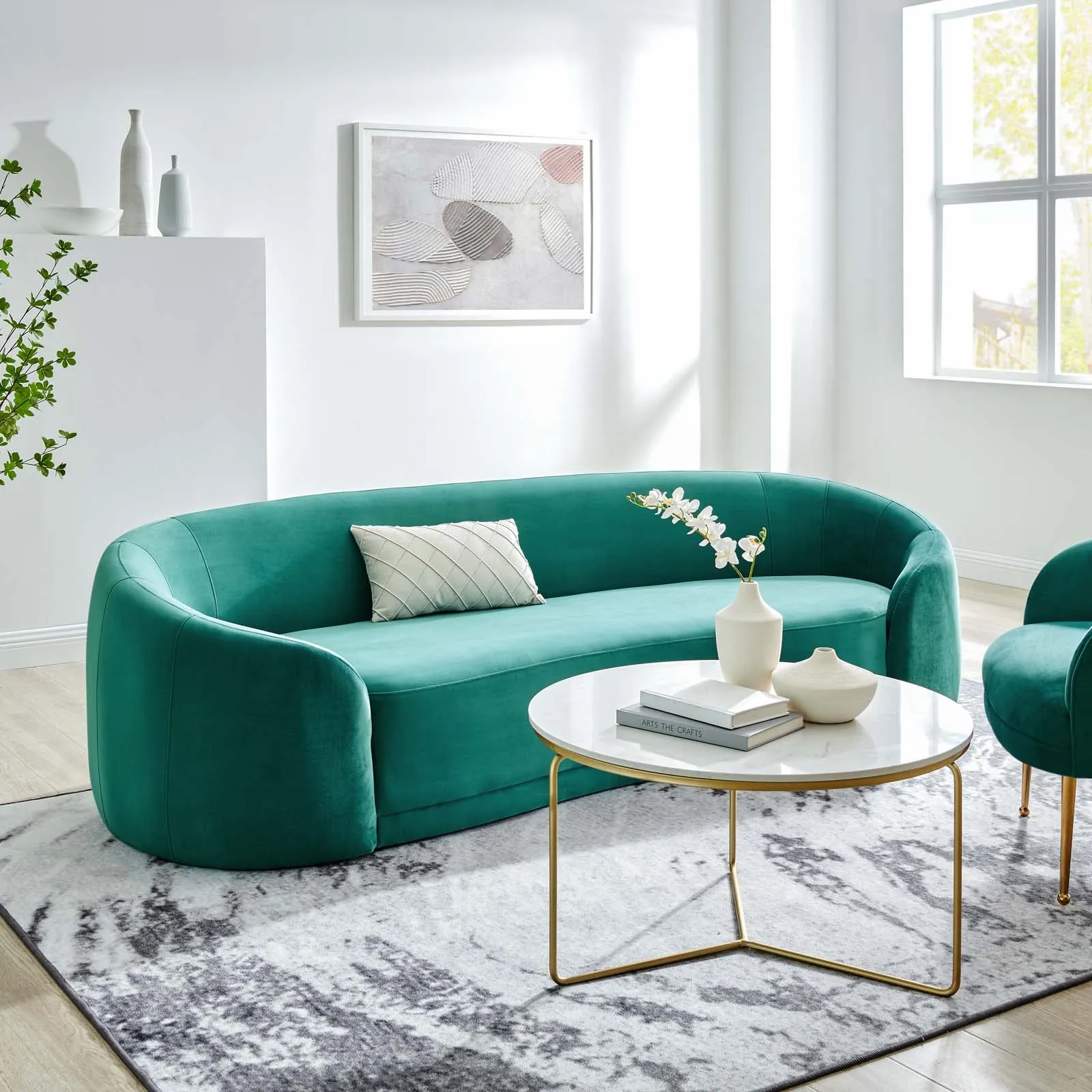 Contessa Performance Velvet Sofa by Modway