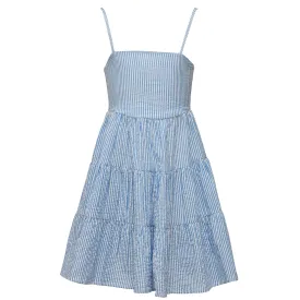 Cornflower Stripe Beach Dress