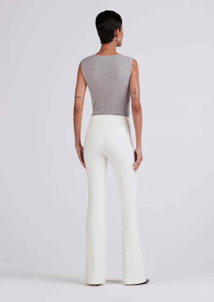 Crosby Flare Trouser Soft White