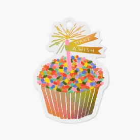 Cupcake Die-Cut Gift Tag