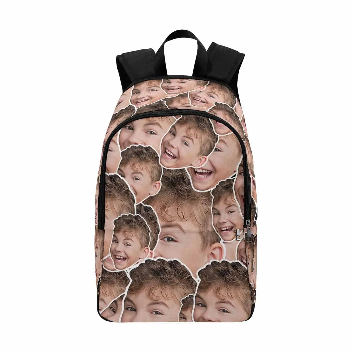 Custom Boy Face Pattern Backpack