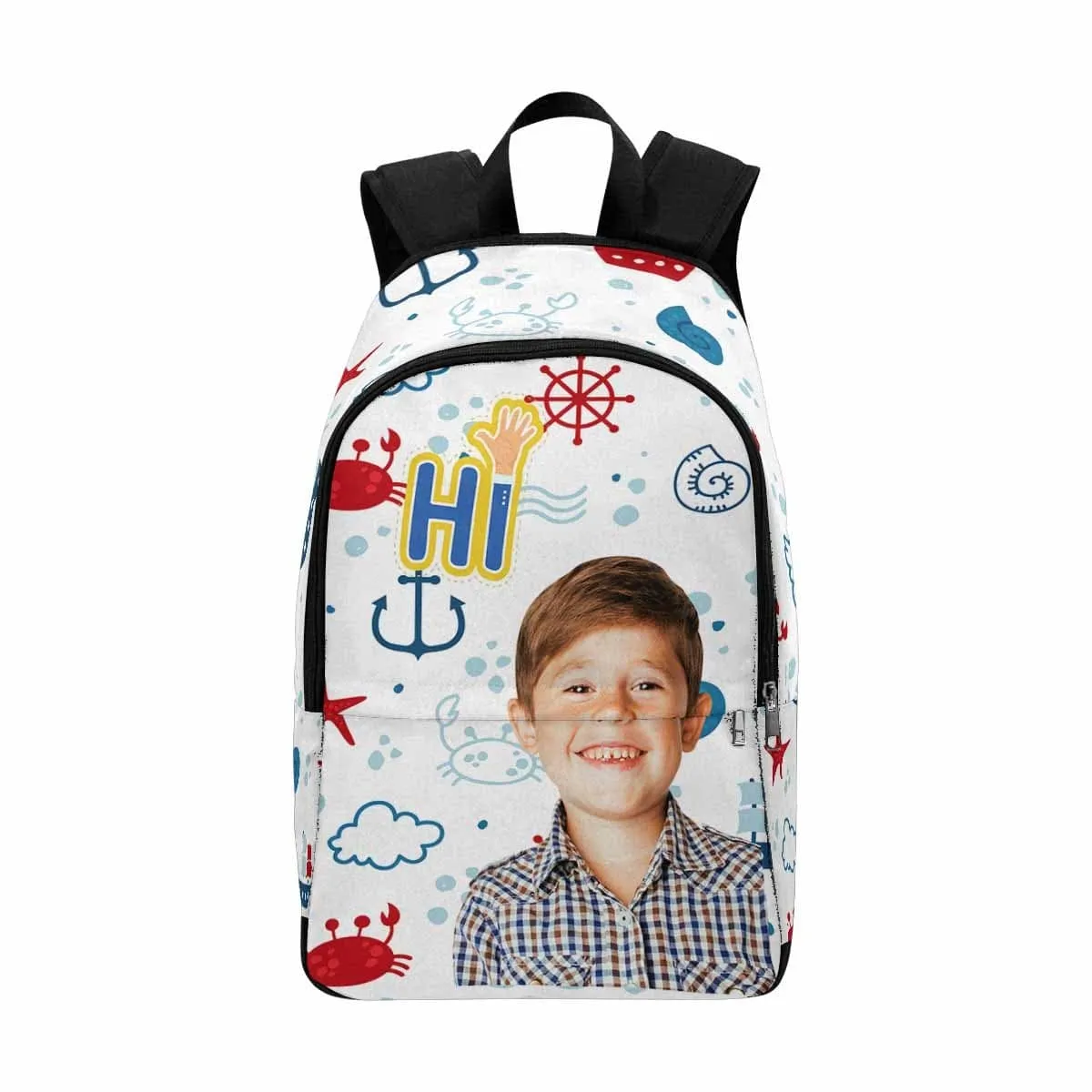 Custom Boy Face Sailor Backpack