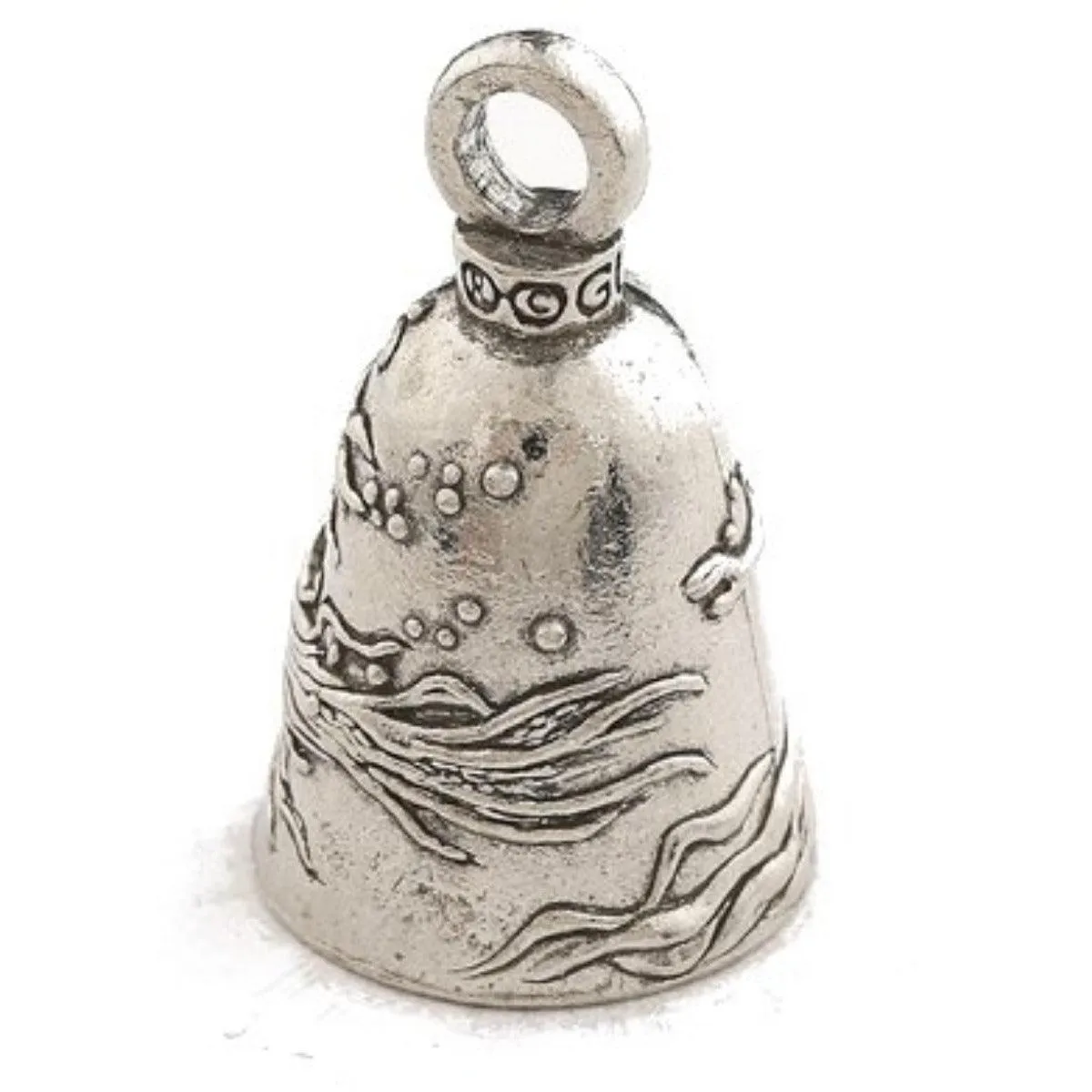 Daniel Smart Guardian Bell® Mermaid, Pewter, 1.5 x 1 in