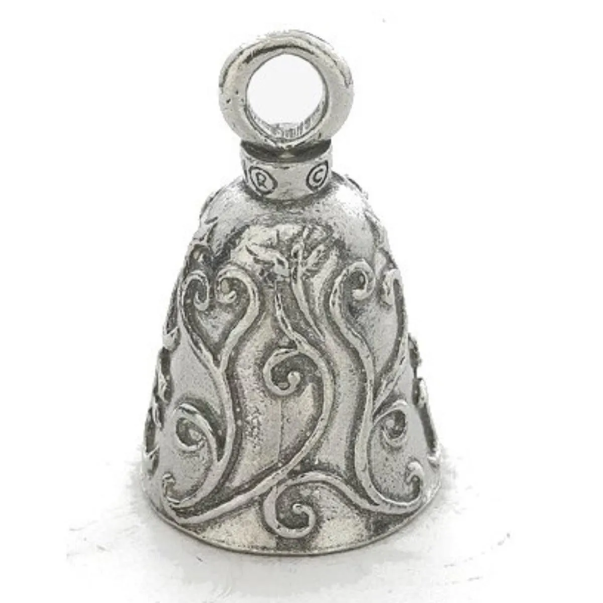 Daniel Smart Guardian Bell® Namaste, Pewter, 1.5 x 1 in