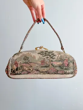 Darling 1960's Italian Textile Bag by La Marquise