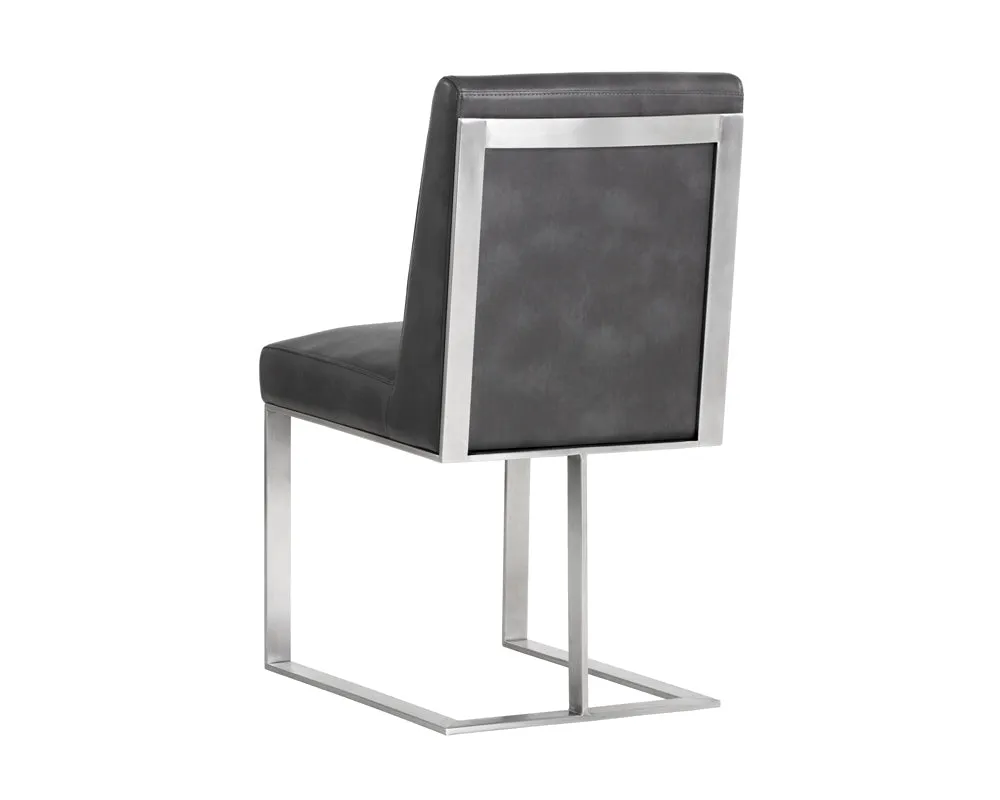 Dean Dining Chair - Stainless Steel