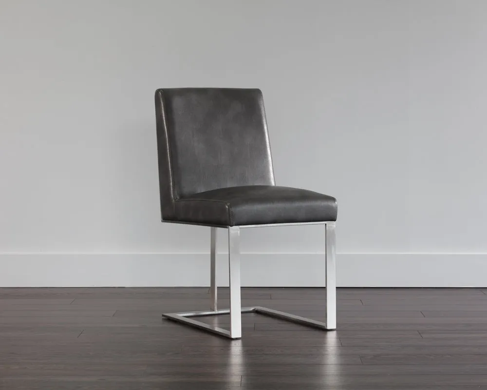 Dean Dining Chair - Stainless Steel